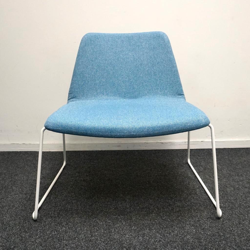 Johanson Mind EC Design Fauteuils | Blauw / Wit | Stoelen, Gebruikt, -, -, 75 tot 100 cm