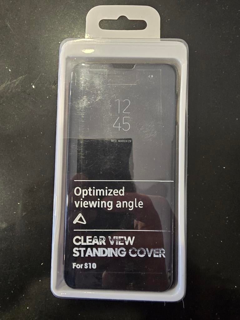Clear View Standing Cover voor Samsung Galaxy, Ophalen of Verzenden