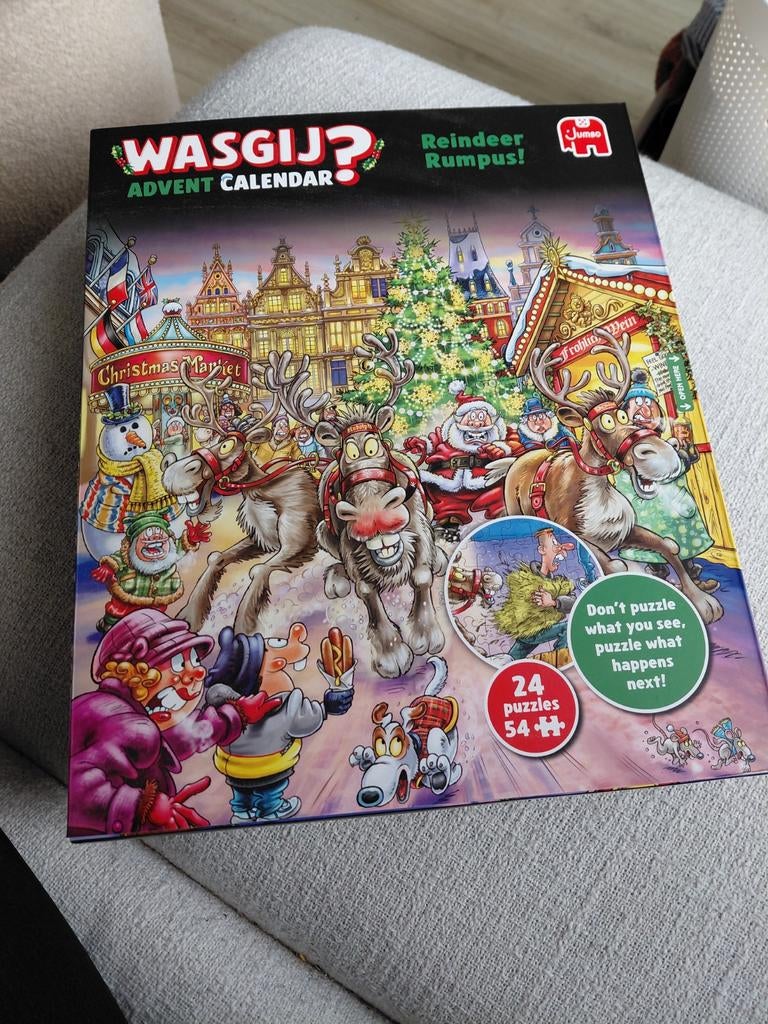 Wasgij Advent Kalender Reindeer Rumpus, Ophalen of Verzenden