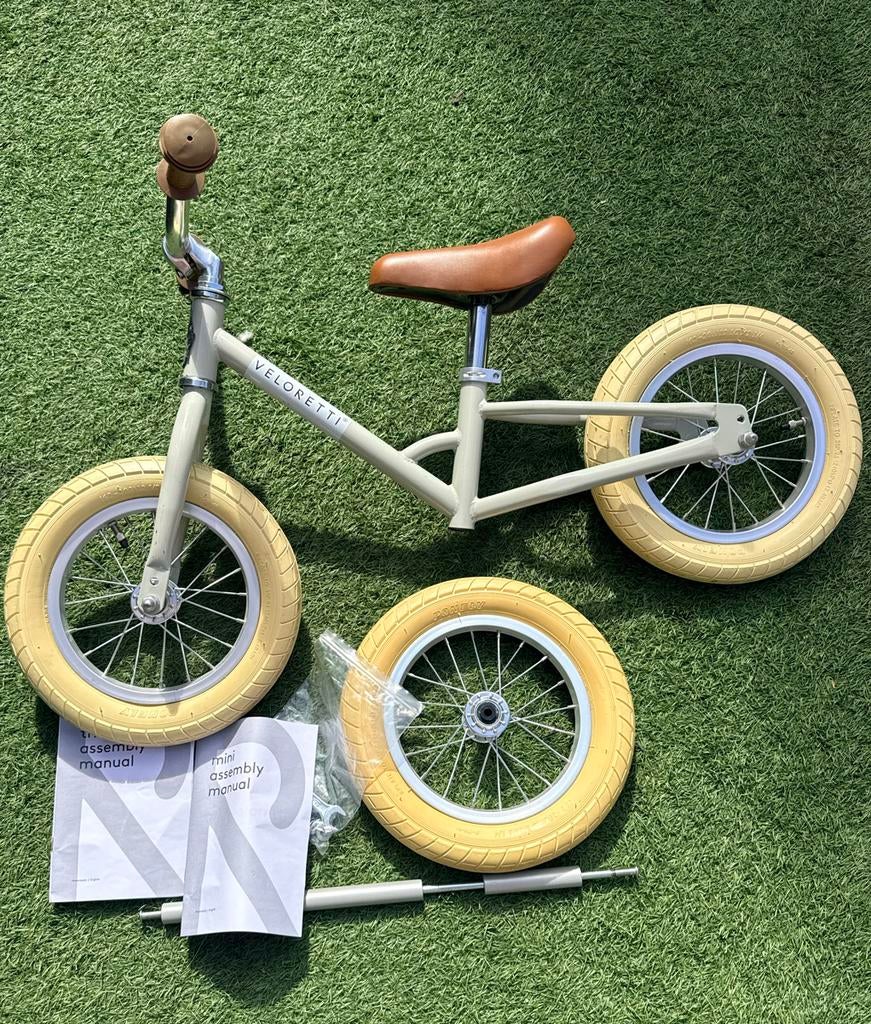 Veloretti tricycle/loopfiets Pebble Grey - Zo goed als nieuw, Ophalen, Zo goed als nieuw