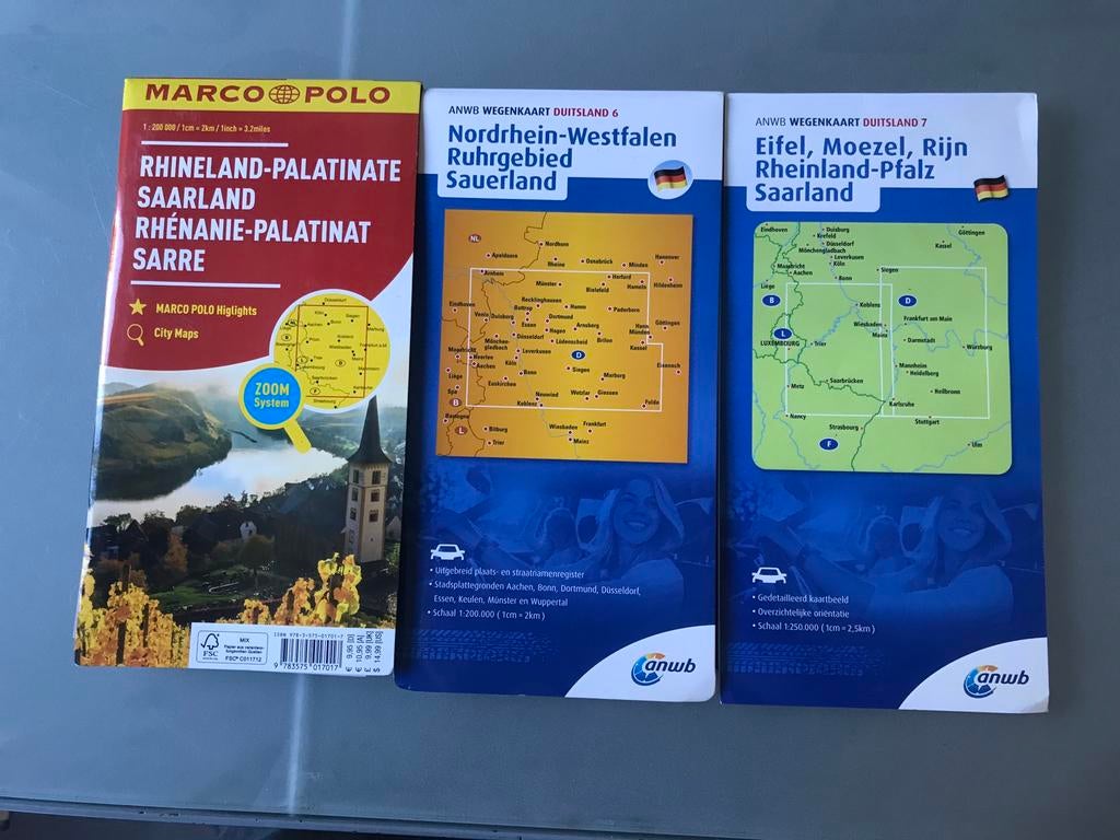 Wegenkaarten Duitsland, Ophalen of Verzenden, Zo goed als nieuw