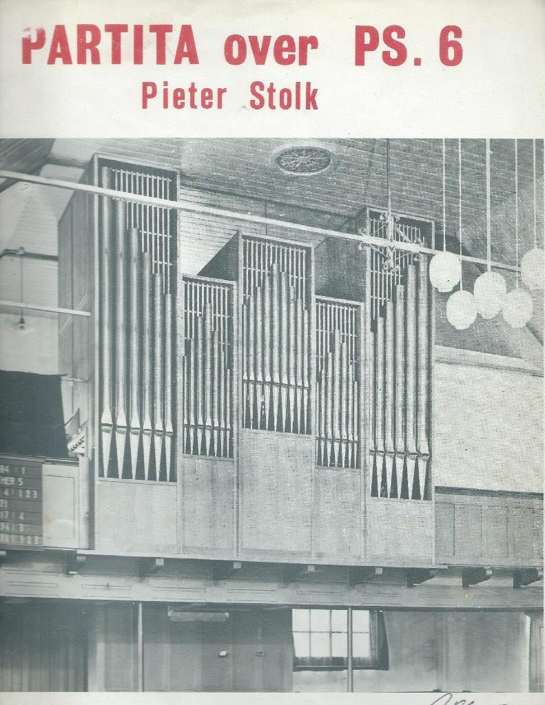 Partita over Psalm 7 - Pieter Stolk, Orgel, Gebruikt, Ophalen of Verzenden, Religie en Gospel
