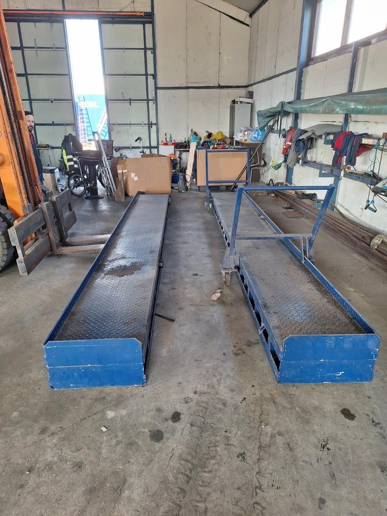 Oprijbruggen 20 ton - Rijplaten voor vrachtwagens, Auto diversen, Autogereedschap, Ophalen