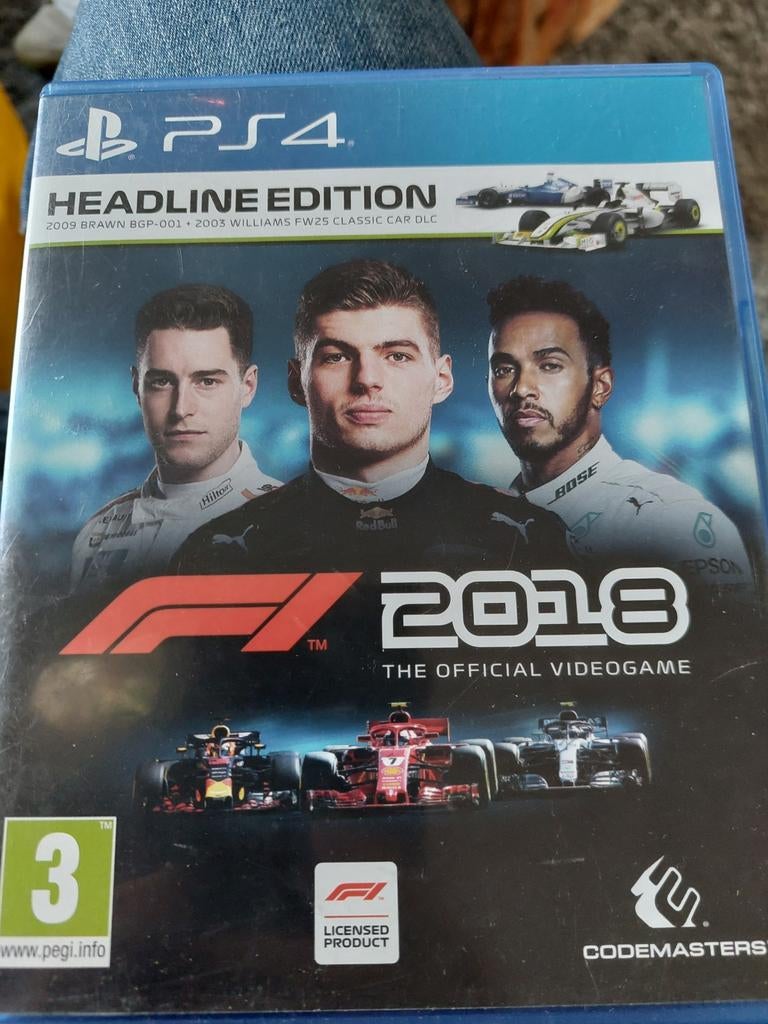 F1 2018 - PS4 Headline Edition, Spelcomputers en Games, 1 speler, Racen en Vliegen, Ophalen of Verzenden, Zo goed als nieuw