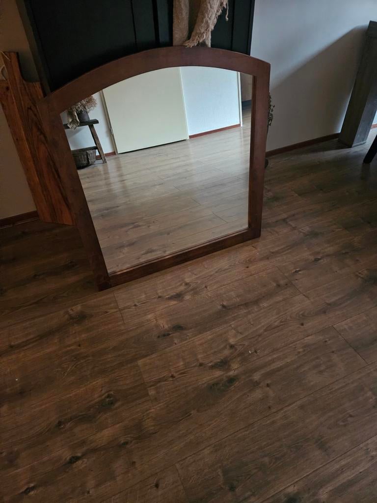 Antieke Boogspiegel - Landelijke Stijl, Ophalen, Zo goed als nieuw, 75 tot 100 cm, Minder dan 100 cm