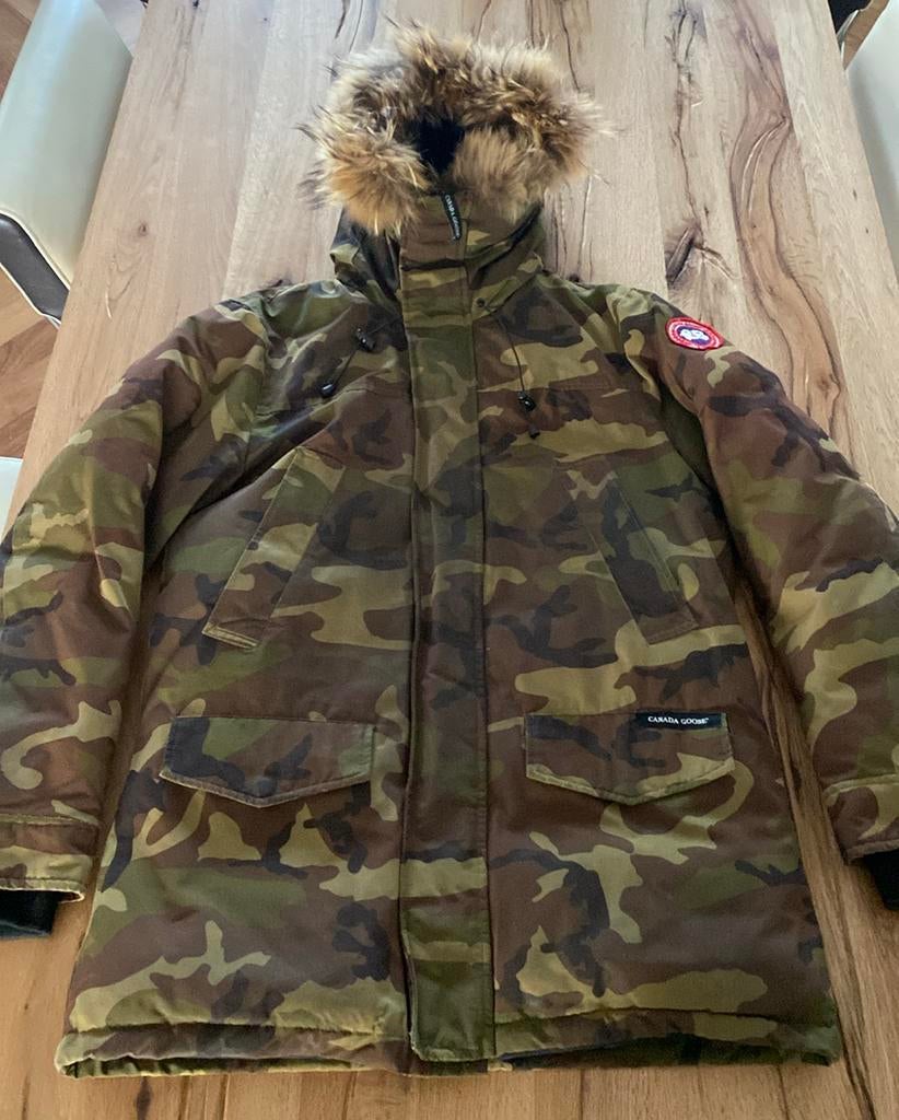 Canada Goose winterjas parka camouflage maat xxl 2xl xl, Verzenden, Gedragen, Maat 56/58 (XL), Overige kleuren