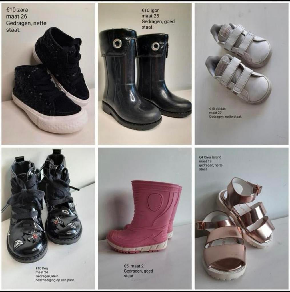 Schoenen/Laarzen/Sandalen/Gymschoenen maat 19 tot 33, Kinderen en Baby's, Kinderkleding | Schoenen en Sokken, Ophalen of Verzenden