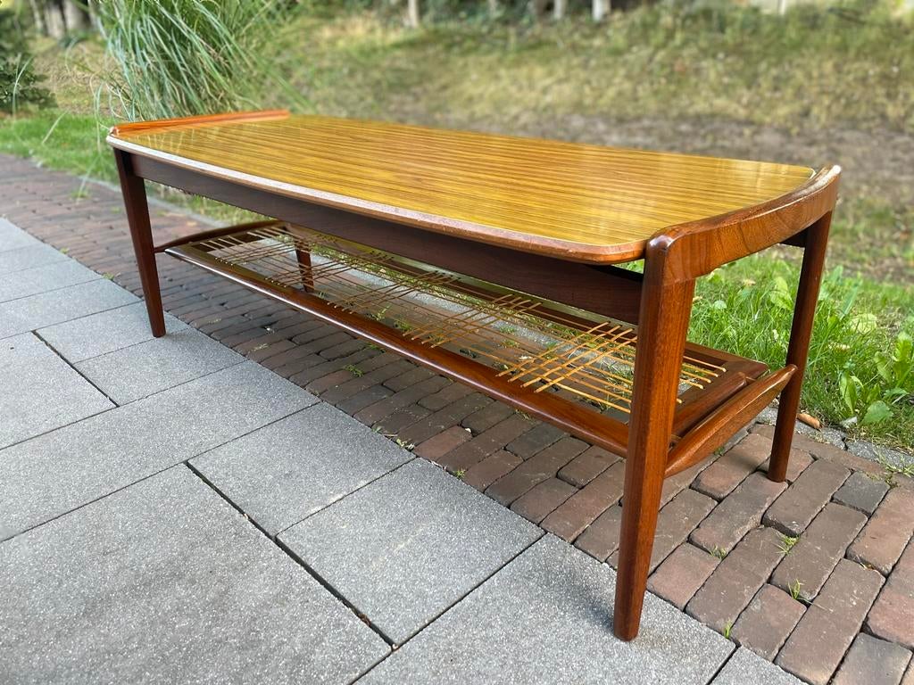 Prachtige coffeetable van Wébe, Ophalen, Gebruikt, 100 tot 150 cm, Sixties