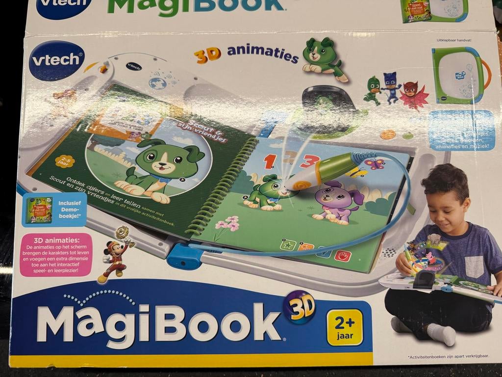 Vtech 3D Magibook - Gebruikt, Compleet, Ophalen of Verzenden, Gebruikt, Taal en Lezen, Met geluid