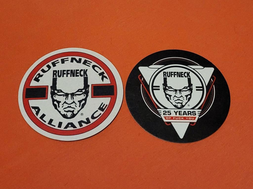 Ruffneck bierviltjes ( Hardcore / Gabber / Thunderdome ), Verzamelen, Muziek, Artiesten en Beroemdheden, Ophalen of Verzenden