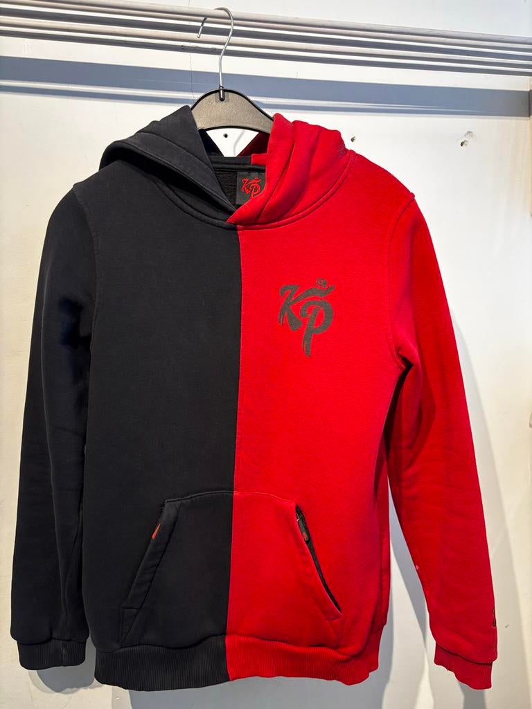 Knolpower Hoodie Rood Zwart Maat 158/164, Ophalen of Verzenden, Zo goed als nieuw, Jongen of Meisje, Trui of Vest