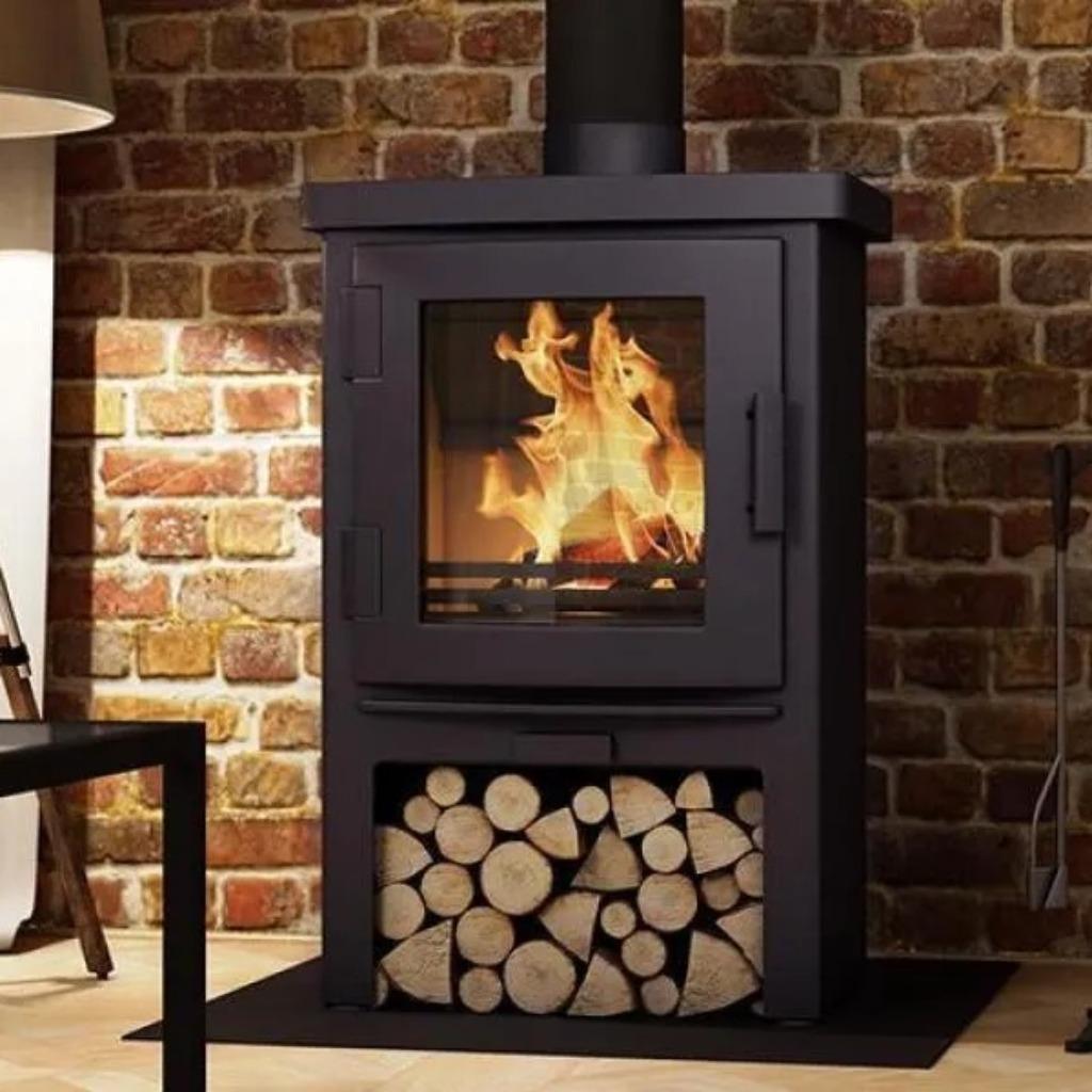 Nordic Fire Fjord3 Houtkachel Showroom model, Ophalen, Vrijstaand, Hout, Nieuw