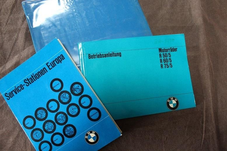 BMW R50/5 R60/5 R75/5 1970 motorrad bedienungs anleitung, Ophalen of Verzenden, BMW