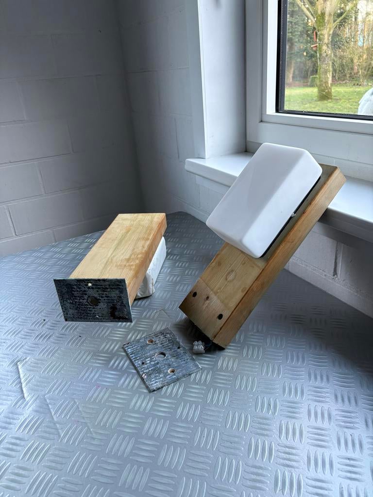 Massive Tuinlampen - staanlamp, Ophalen, Gebruikt, Minder dan 50 watt, Wandlamp