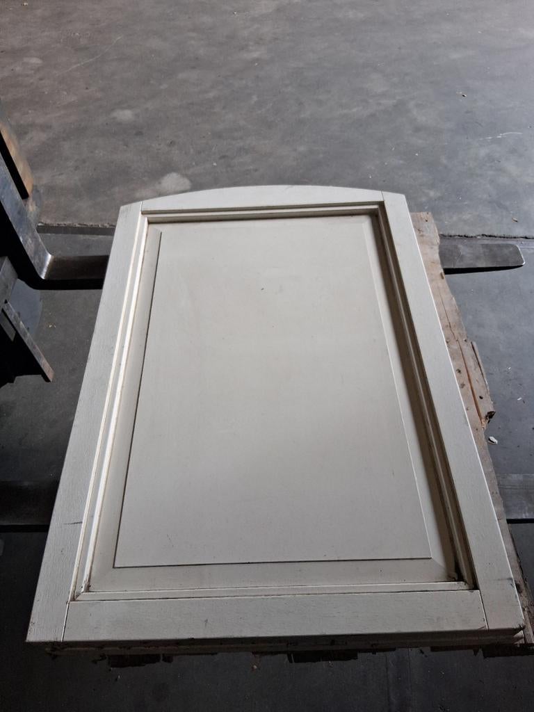 Hardhouten Luiken 82x120 - Wit Gegrond - 2 Stuks, Ophalen, 80 tot 100 cm, Overige typen, Minder dan 200 cm