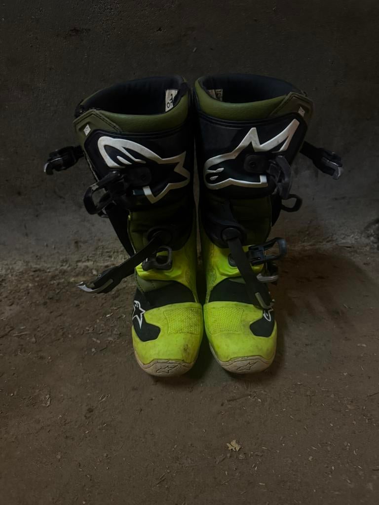 Motorcross laarzen/helm, Motoren, Ophalen of Verzenden, Tweedehands, Laarzen