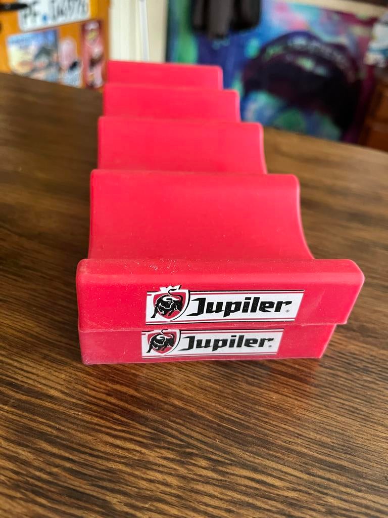 2 Jupiler Fleshouders - Bieraccessoires, Ophalen of Verzenden, Zo goed als nieuw, Overige typen, Jupiler