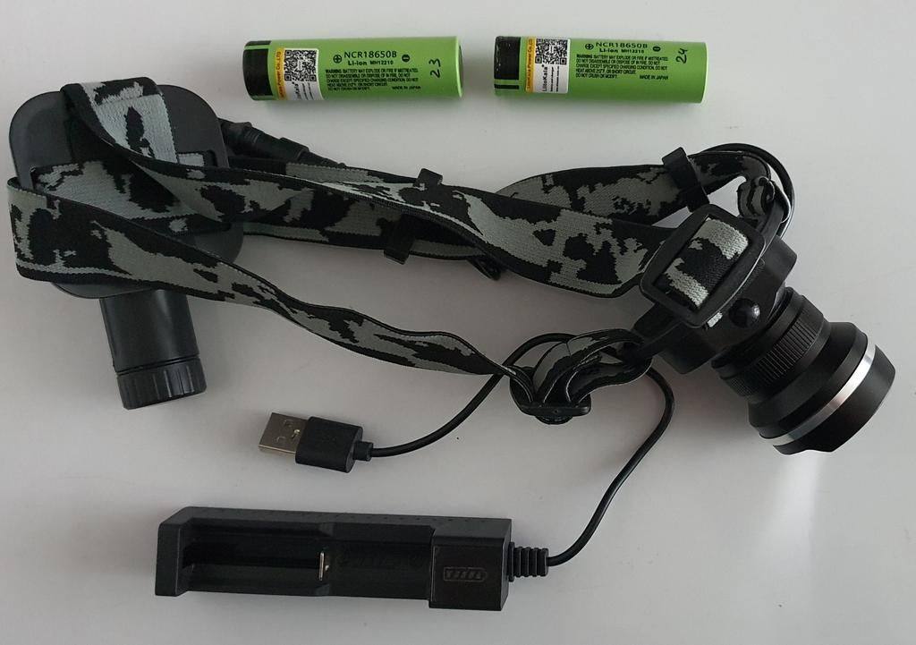 Zeer robuuste 3W Hoofdlamp - Ideaal voor Buiten!, Ophalen, Zo goed als nieuw, Minder dan 50 watt, Lamp