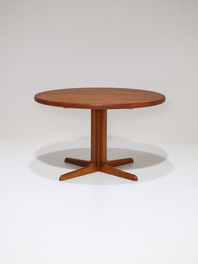 Ronde eettafel Skovby teakhout Deens, Ophalen, -, -, Zo goed als nieuw