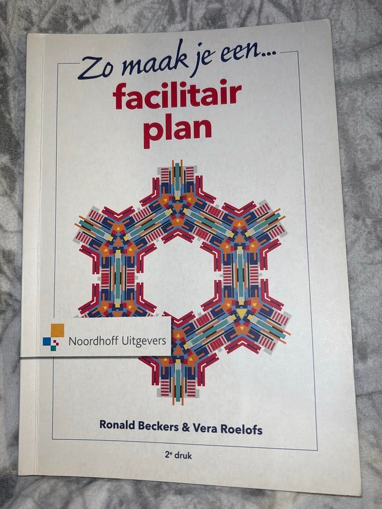 Vera Roelofs - Zo maak je een facilitair plan, Vera Roelofs; Ronald Beckers, Sociale wetenschap, Ophalen of Verzenden, Zo goed als nieuw