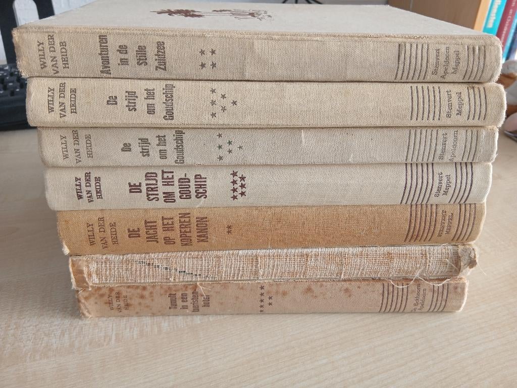 7 boeken uit de Bob Evers serie, Boeken, Avontuur en Actie, Gelezen, Ophalen of Verzenden