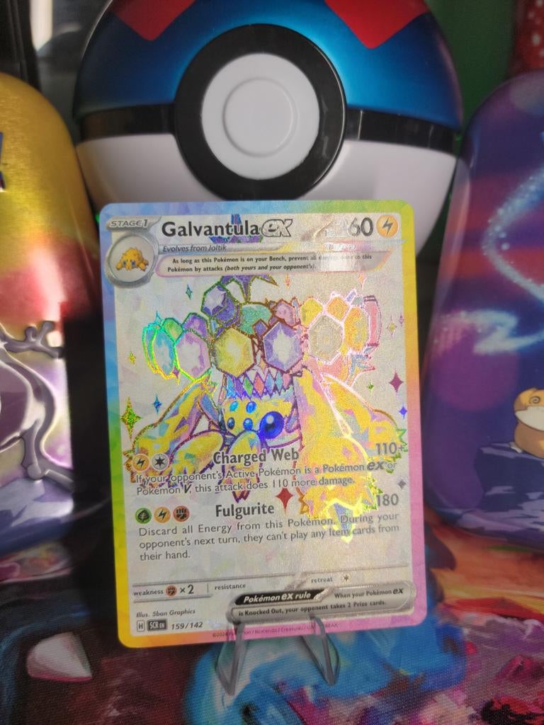 Galvantula EX full art ( 159/142 ) Stellar Crown, Ophalen of Verzenden, Nieuw