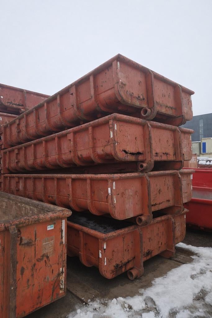 6 kuubs m³ kabel afzetcontainers met licht werk, Ophalen