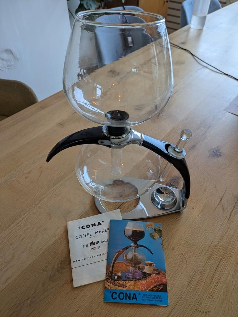 Cona "size D" koffiezetter, 10 kopjes of meer, Ophalen of Verzenden, Zo goed als nieuw, Koffiemachine