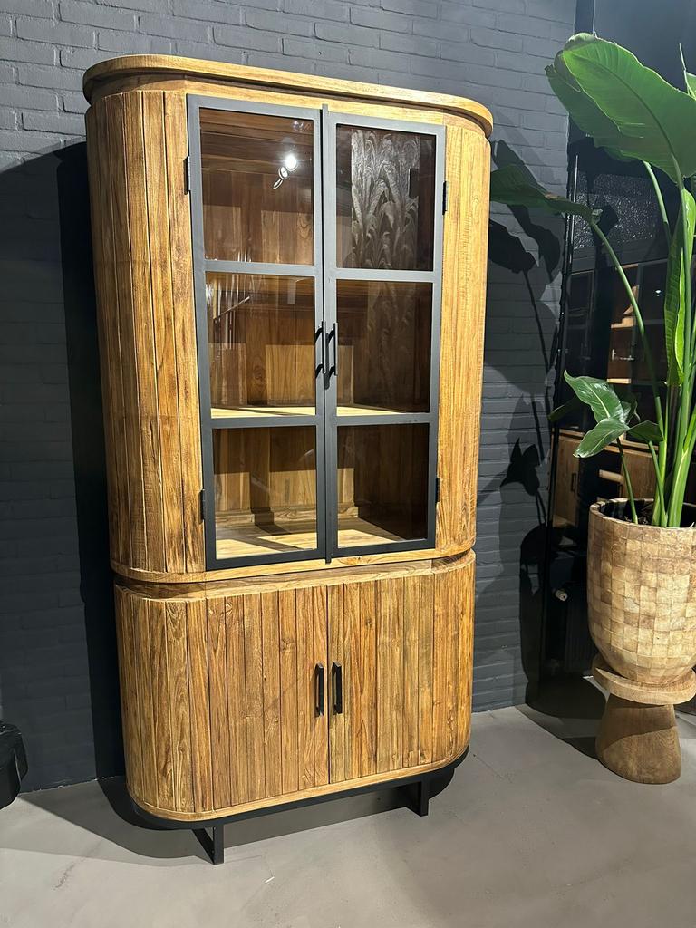 TV meubel Oxford vol massief teakhout, Ophalen of Verzenden, Nieuw, Teakhout