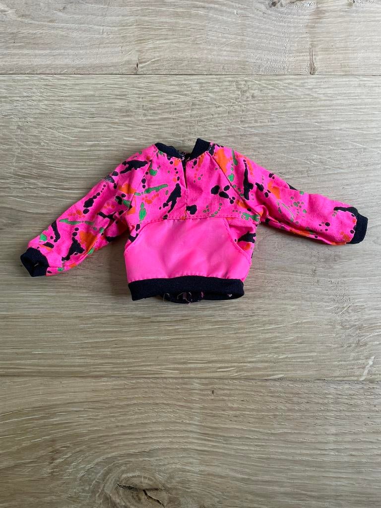 Vintage Barbie Ski jas Mattel label 1990s kleding, Verzamelen, Poppen, Gebruikt, Kleertjes, Ophalen of Verzenden