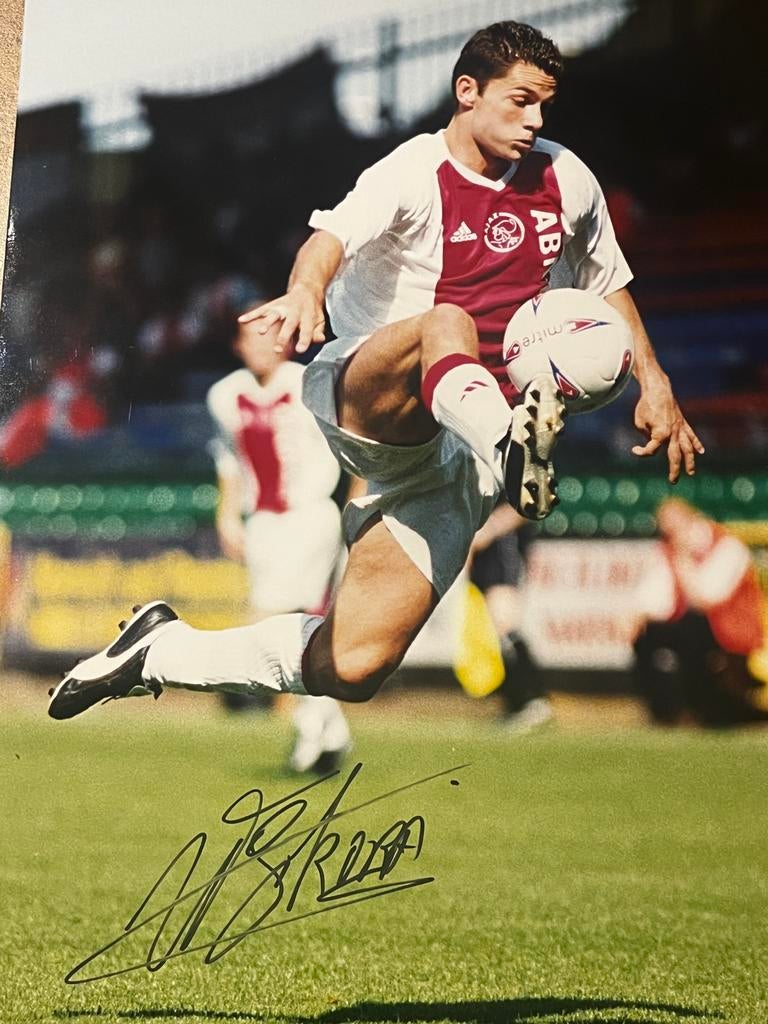 Gesigneerde Foto Sikora  ajax  persfoto 32x24cm, 1980 tot heden, Foto, Ophalen of Verzenden, Zo goed als nieuw
