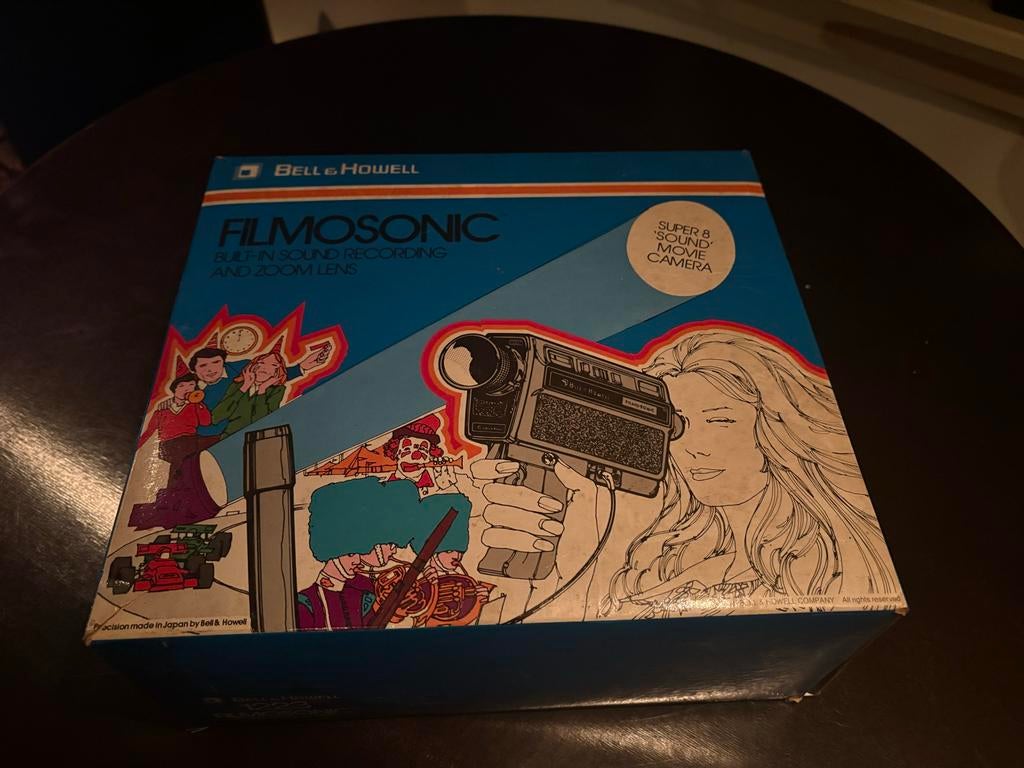 Bell & Howell Filmosonic Super 8 Camera, Ophalen of Verzenden, 8mm, Camera