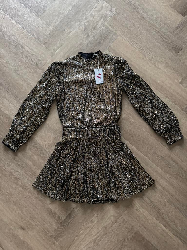 Nieuw Shoeby x Nicolette pailletten set top + rok maat M, Maat 38/40 (M), Overige typen, Overige kleuren, Nieuw