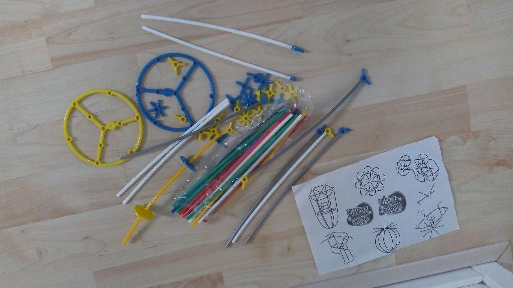 Buigbare rietjes, bouwen, Ophalen of Verzenden, Zo goed als nieuw, Bouwen