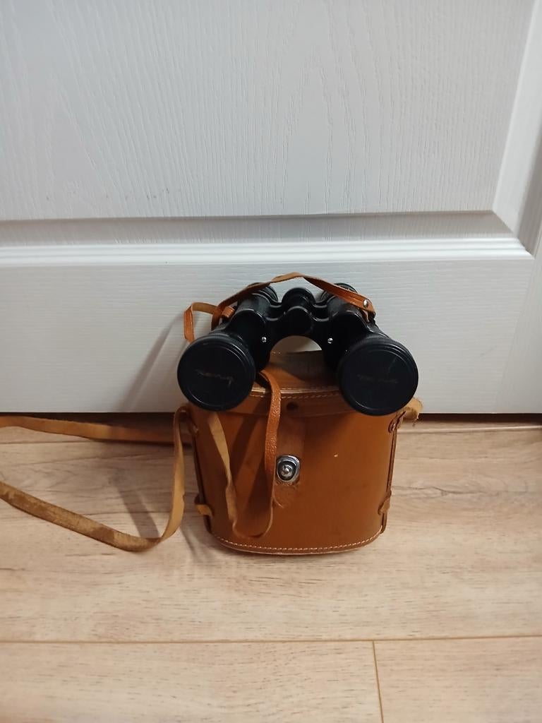 Verrekijker in Leren Etui, Ophalen of Verzenden