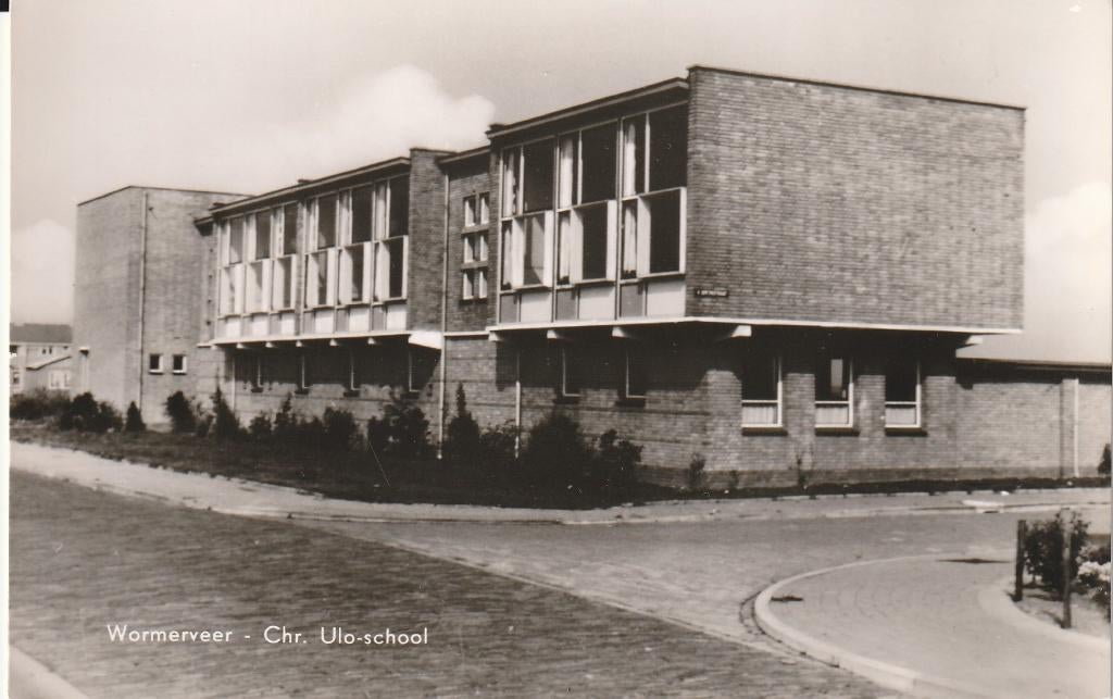Wormerveer       Chr ULO, Ophalen of Verzenden, 1940 tot 1960, Ongelopen, Noord-Holland
