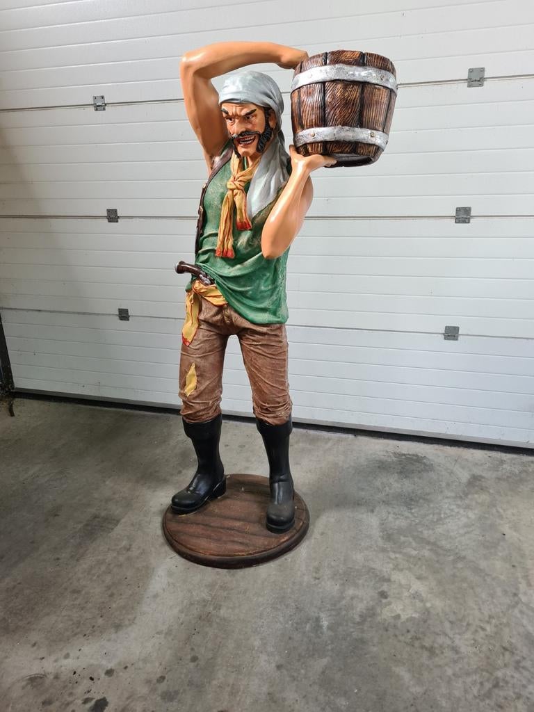 Piraten beelden,Piraten,lifesize beelden,levensgrote beelden, Verzamelen, Ophalen, Nieuw