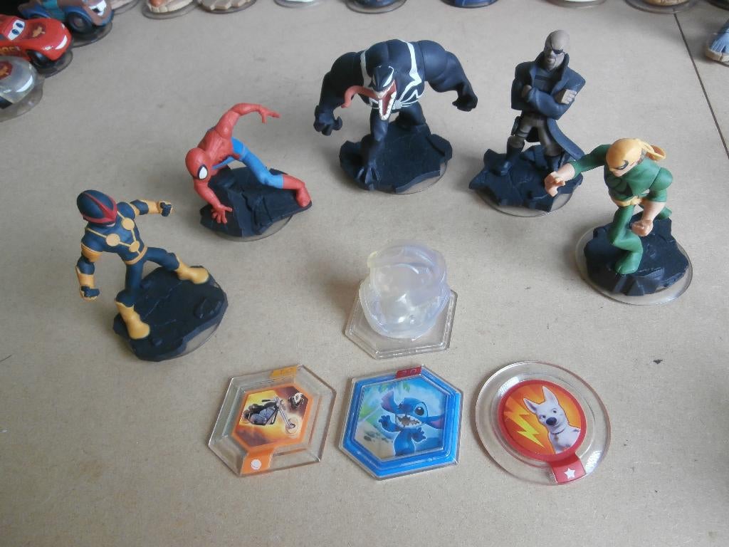 Infinity spel figuren met o.a. spiderman., Verzamelen, Ophalen of Verzenden, Overige figuren, Zo goed als nieuw, Beeldje of Figuurtje