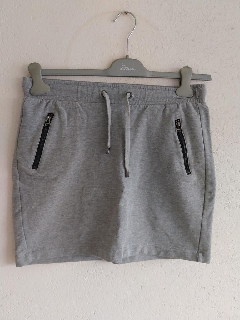 Grijze rok met ritsen - Maat M Yfl reserved, Kleding | Dames, Maat 38/40 (M), Yfl reserved, Ophalen of Verzenden, Zo goed als nieuw