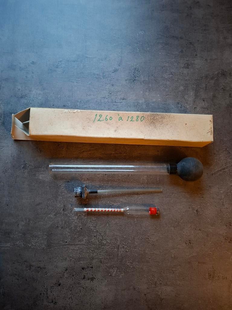 Vintage Densimeter / Hydrometer met Doos, Ophalen of Verzenden