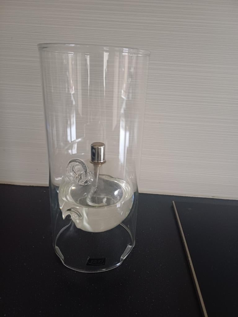 Peri olie brander glas, Ophalen of Verzenden, Zo goed als nieuw, Overige materialen, Minder dan 25 cm