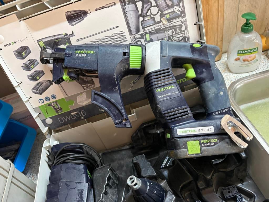 Festool DWC 18 Schroefautomaat - Perfect voor klussen!, Gebruikt, Variabele snelheid, Ophalen of Verzenden, Boor- en Schroefmachine
