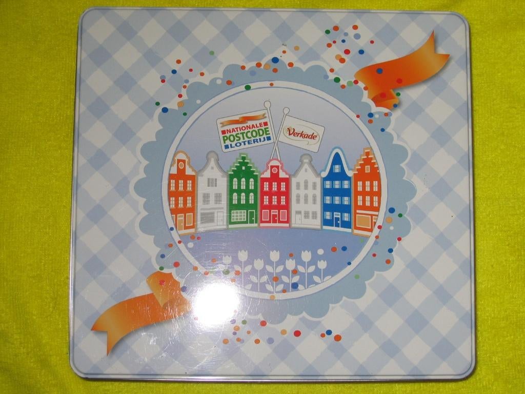 Verkade koekjes trommel, Verzamelen, Blikken, Zo goed als nieuw, Overige, Verkade, Ophalen of Verzenden