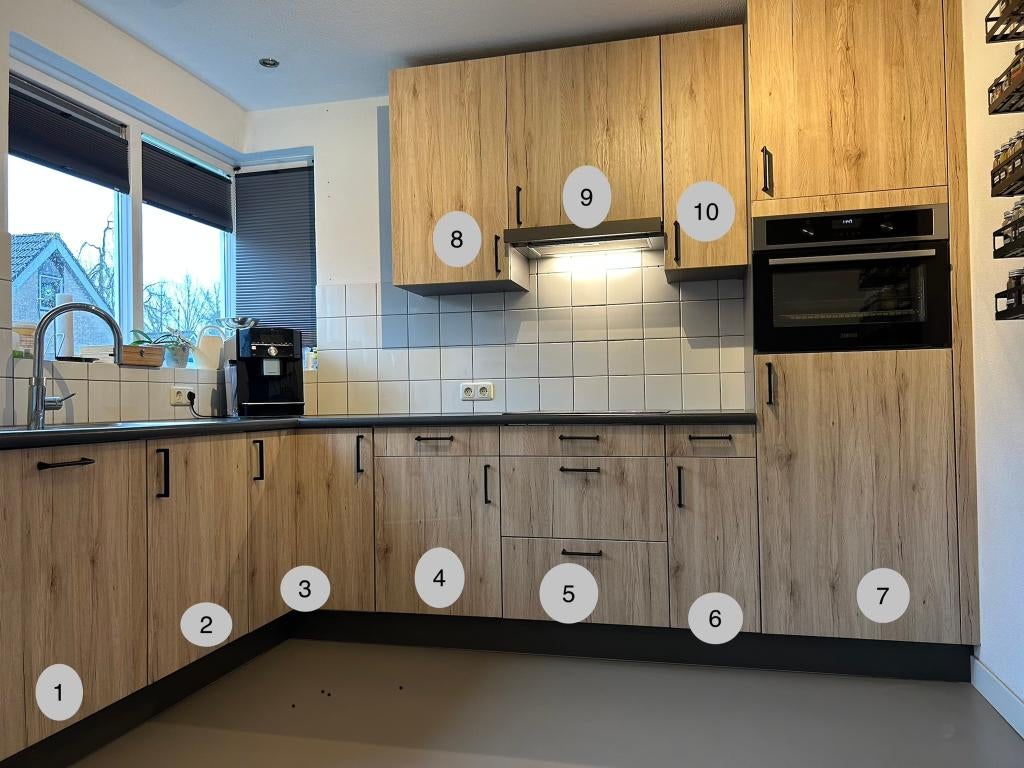 Gerenoveerde (2024) keuken EXCLUSIEF apparatuur, Ophalen, Overige kleuren, Zo goed als nieuw, 200 cm of meer