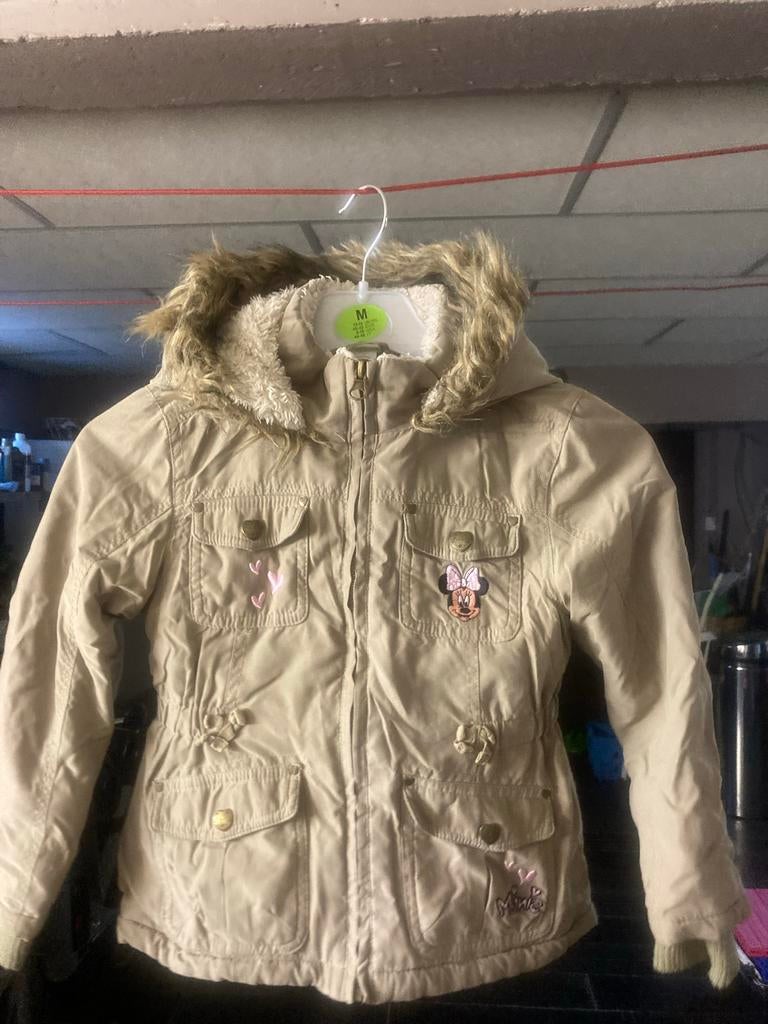 Leuke meisjes minnie winterjas maat 110, Ophalen of Verzenden, Zo goed als nieuw, Meisje, Jas