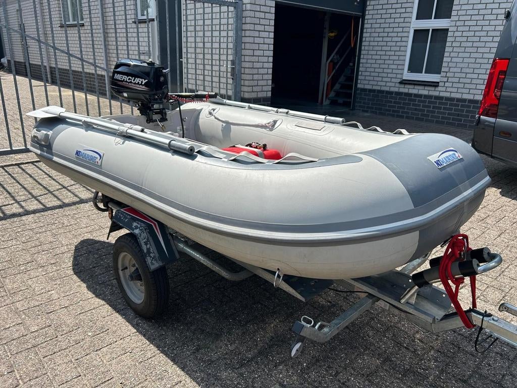 Nimarine 290 + 6pk Mercury + Erdé Trailer - Complete Set, Watersport en Boten, Overige merken, Airdeck, Gebruikt, Nimarine