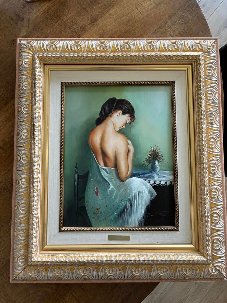 Desnudo Millet schilderij met lijst, Ophalen