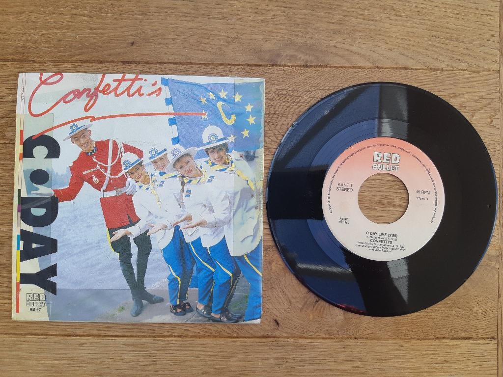 # 0168	Confetti's	C Day, Cd's en Dvd's, Vinyl Singles, Gebruikt, 7 inch, Single, Ophalen of Verzenden