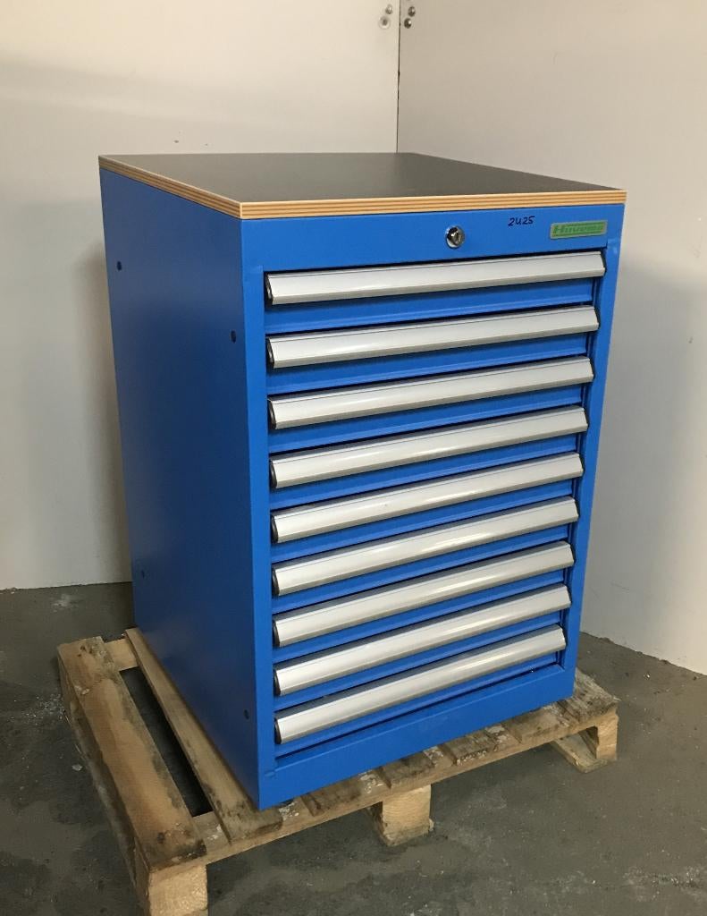 Ladekast, 9 laden, 56x57x85 cm, Huvema, gereedschap, Huis en Inrichting, Kasten | Ladekasten, 5 laden of meer, Nieuw, 50 tot 100 cm