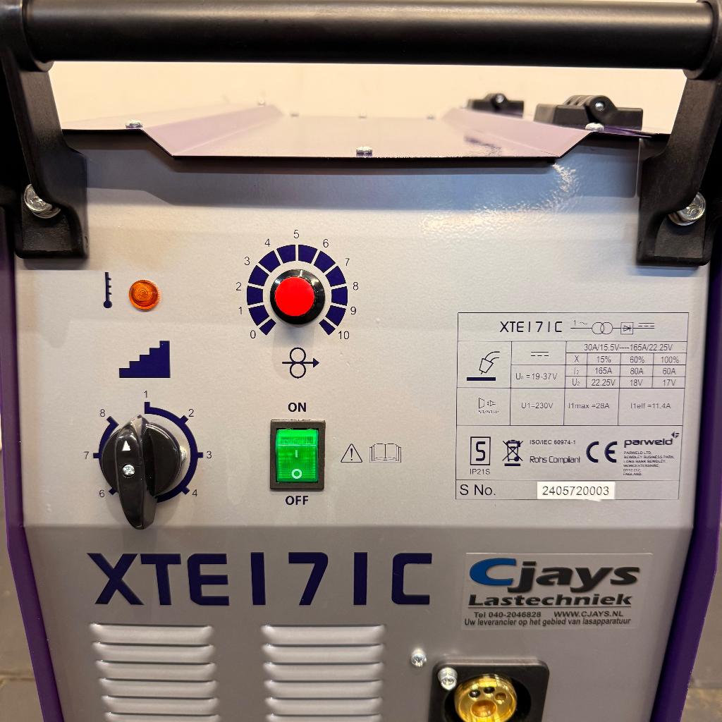 Nieuw Parweld XTE171C Mig Mag lasapparaat Co2 Trafo LGK, Doe-het-zelf en Verbouw, Gereedschap | Lasapparaten, Ophalen of Verzenden